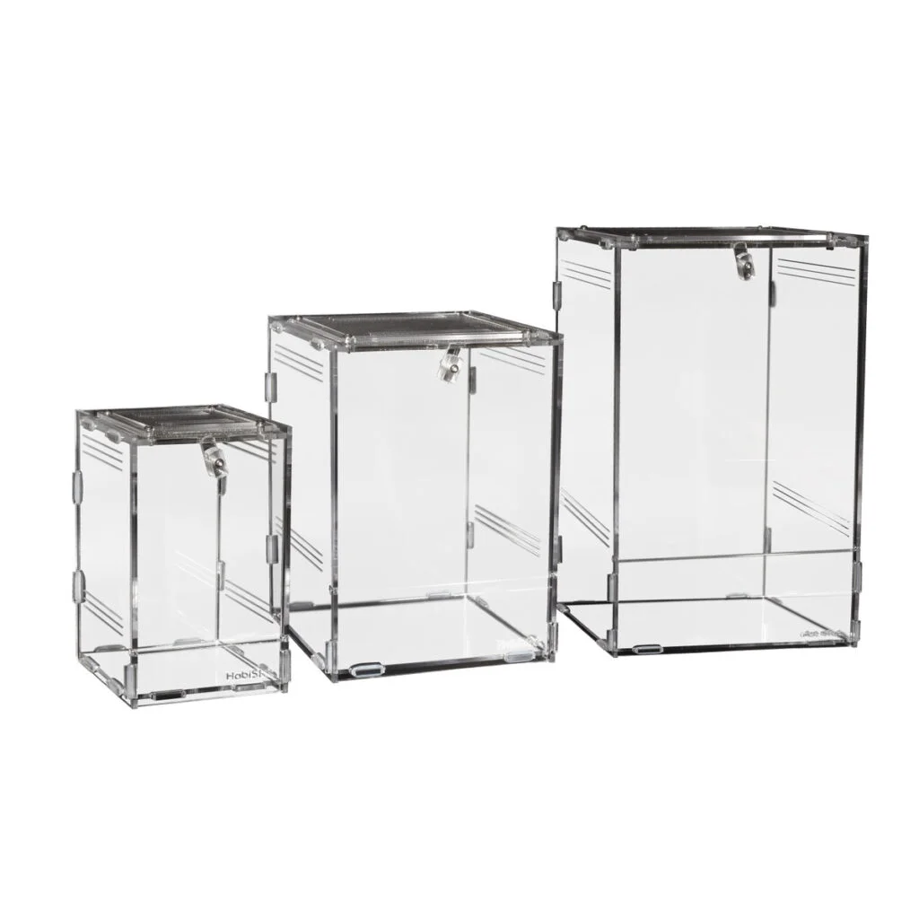 Habistat glass enclosures in varying sizes