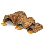 Habistat natural wooden log hideout in various sizes
