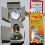 contents of the Halogen sun mini bulb box