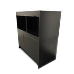 black wood finished vivarium cabinet