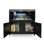 Monkfield Flat Pack Vivariums - BLACK - L61 x D46 x H46 (24 x 18 x 18)